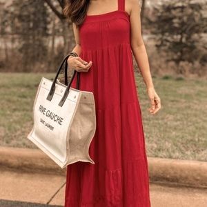 Knox Rose Red Midi Dress